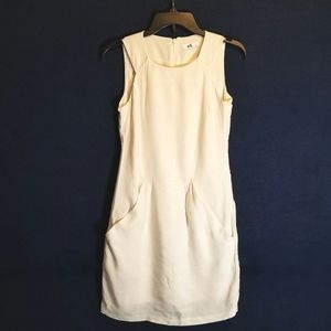 ADL White Shift Sleeveless Dress